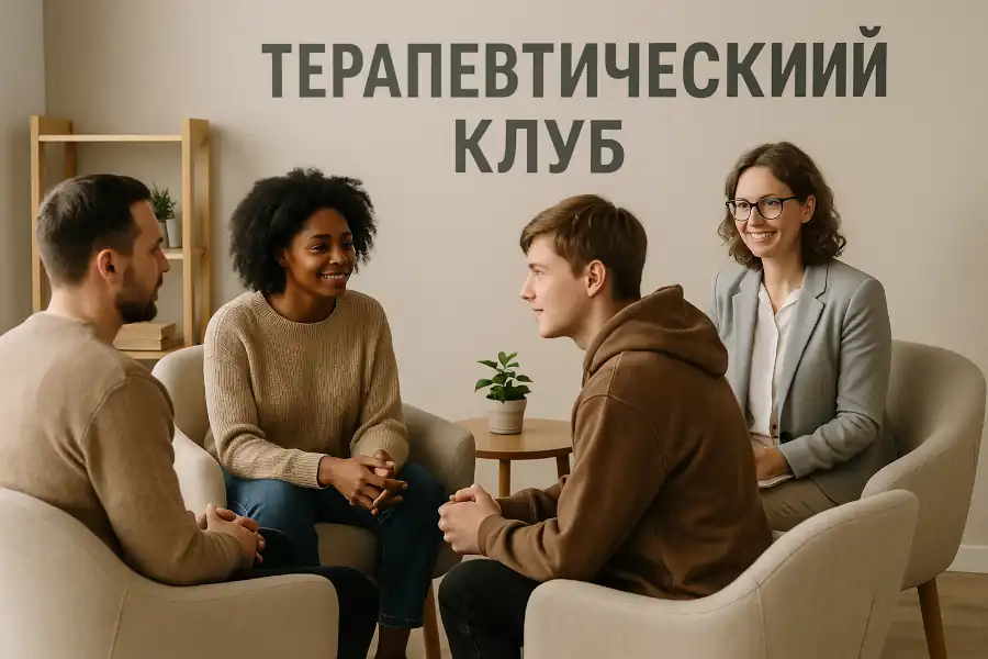 В современной России и странах СНГ терапевтические клубы работают по принципу мультидисциплинарного подхода