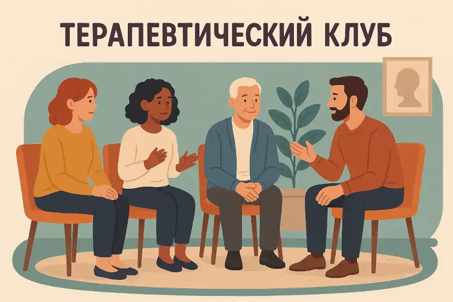 Клубы терапевтические используют проверенные методики поведенческой активации, система бонусов, позитивного подкрепления